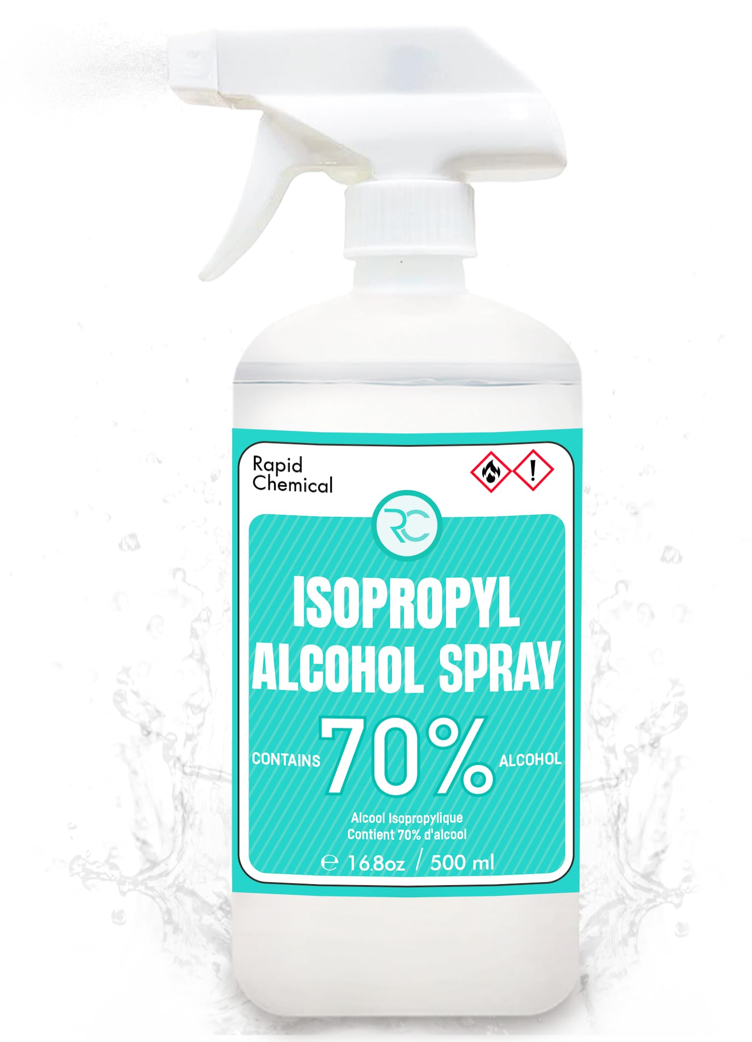 rubbing alcohol spray bottle