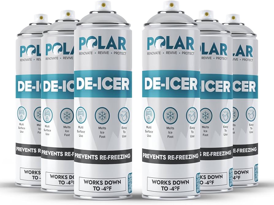 car de icer spray can