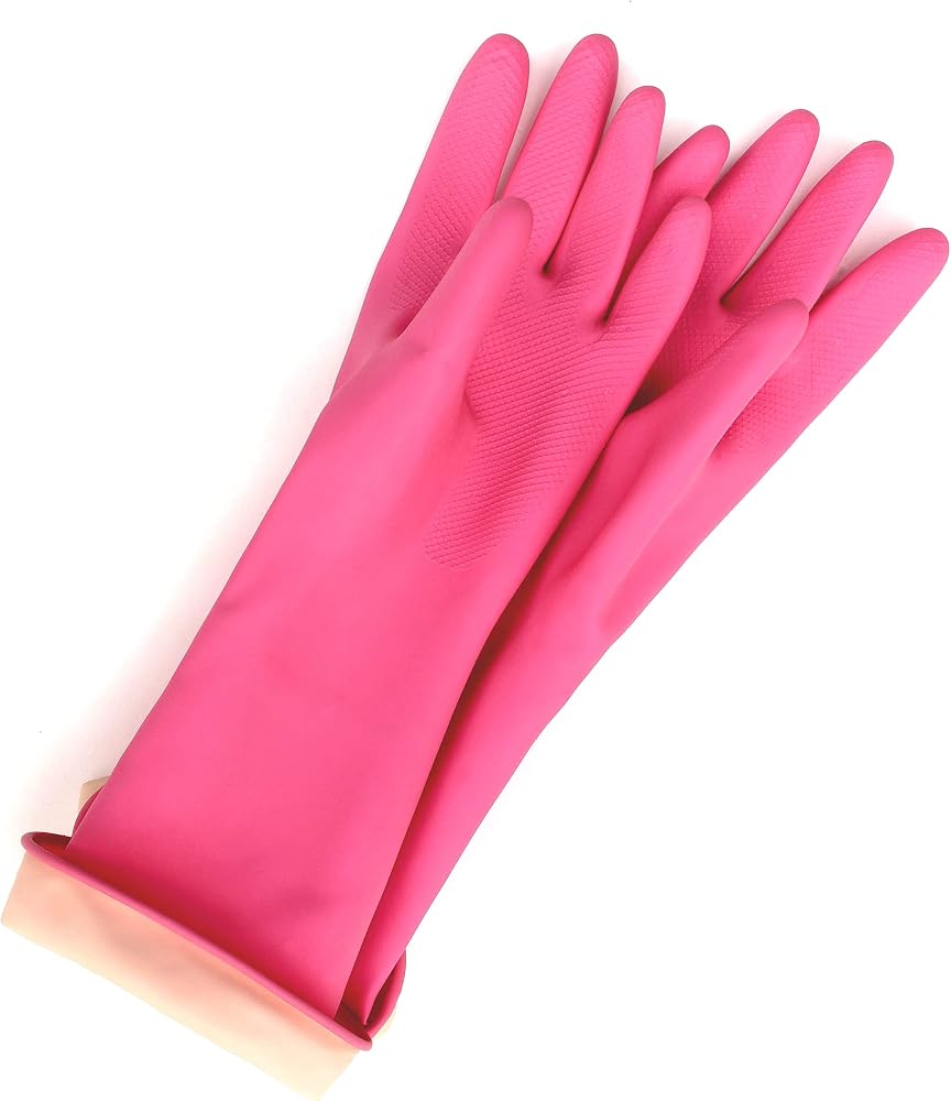 rubber gloves