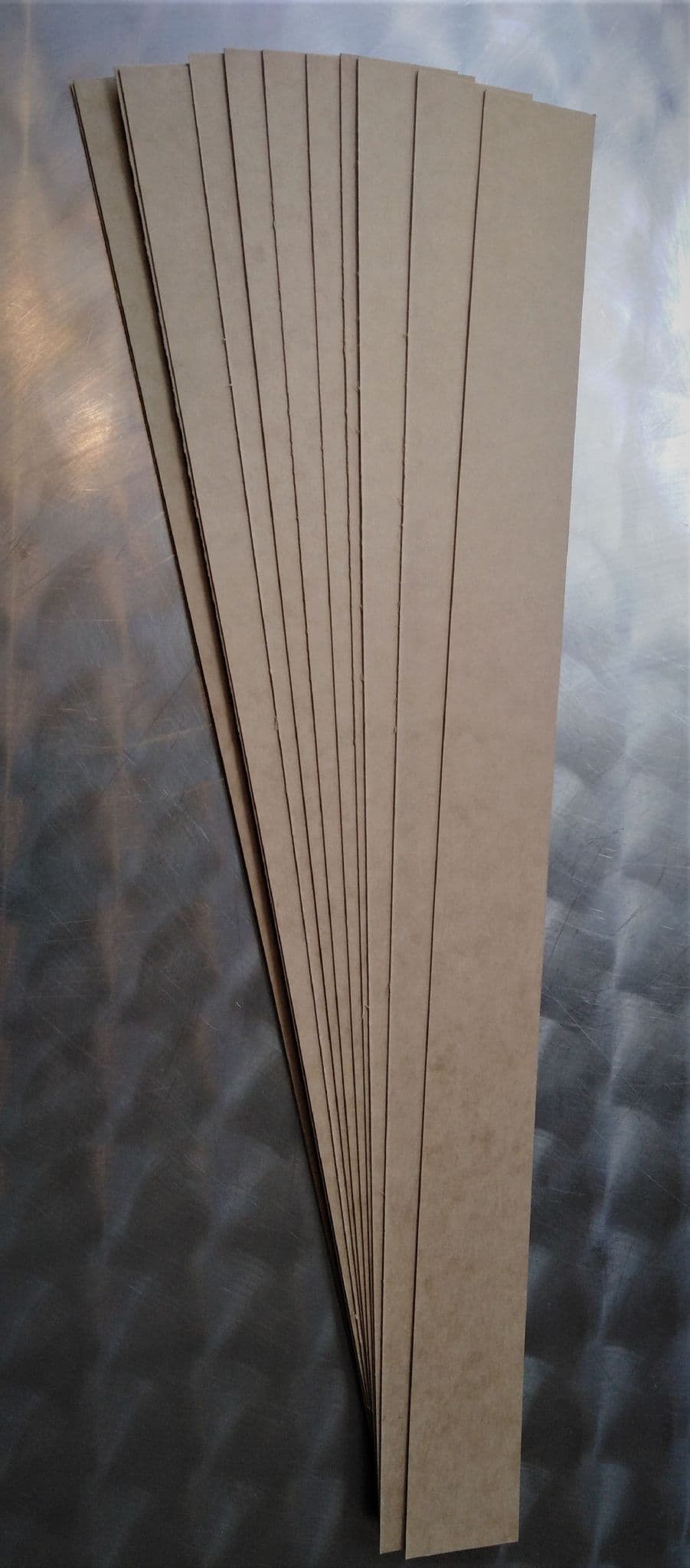 cardboard strips