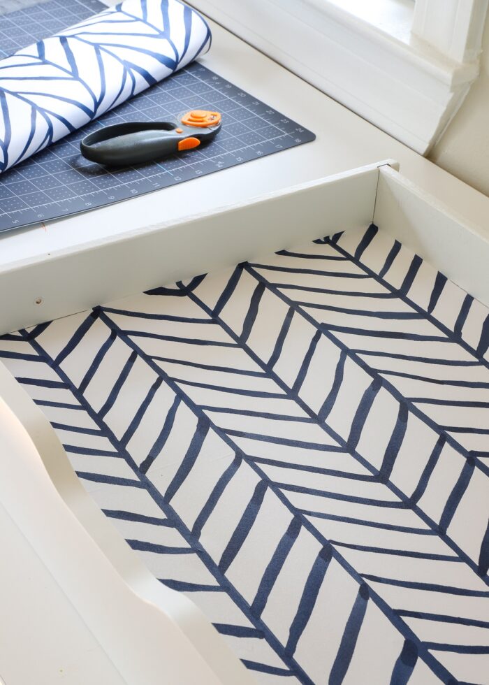 paper lined drawer