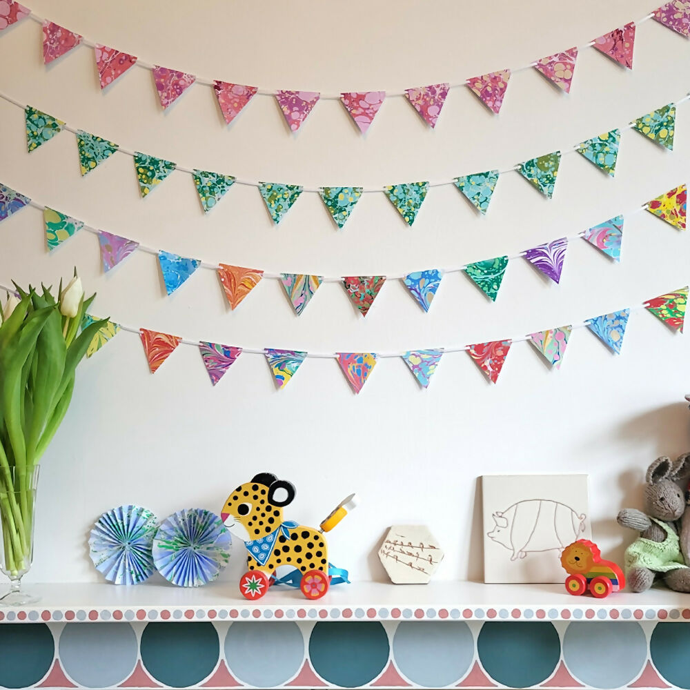 paper bunting garland
