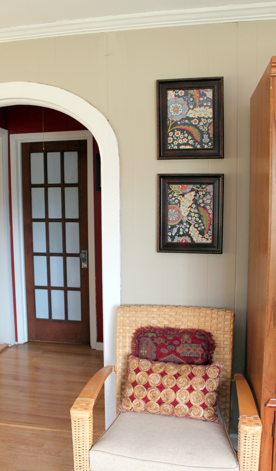 framed wrapping paper