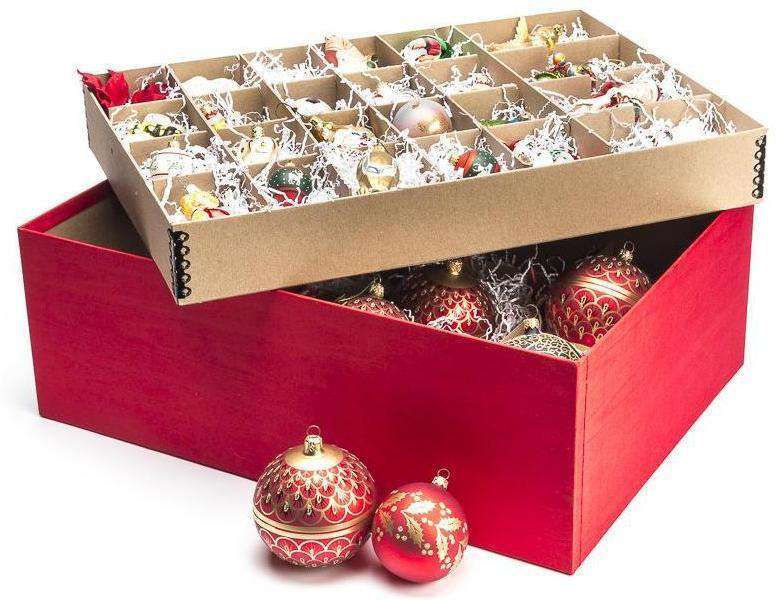christmas ornament storage box