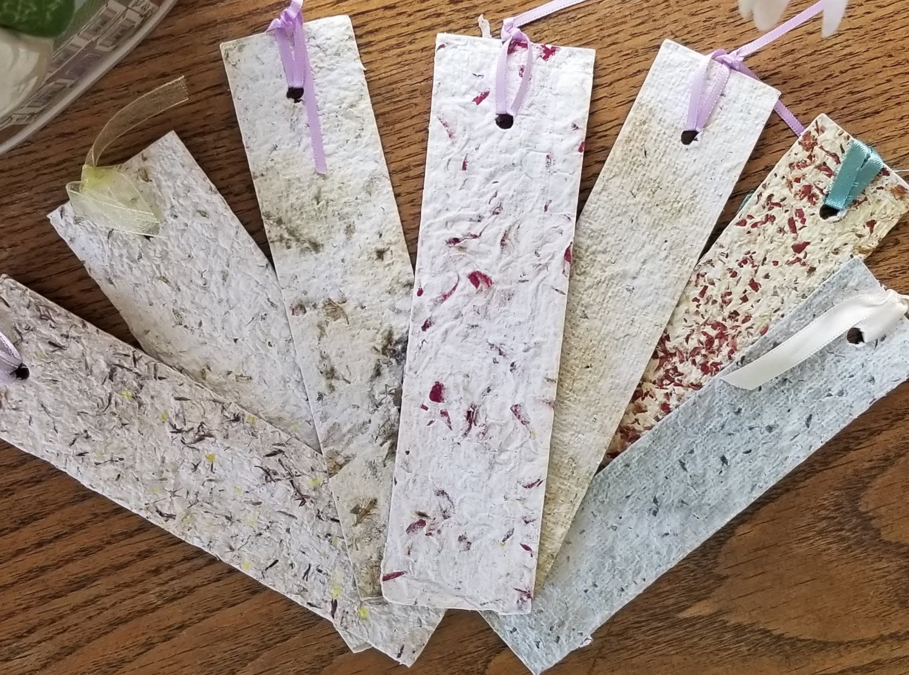 handmade paper bookmark