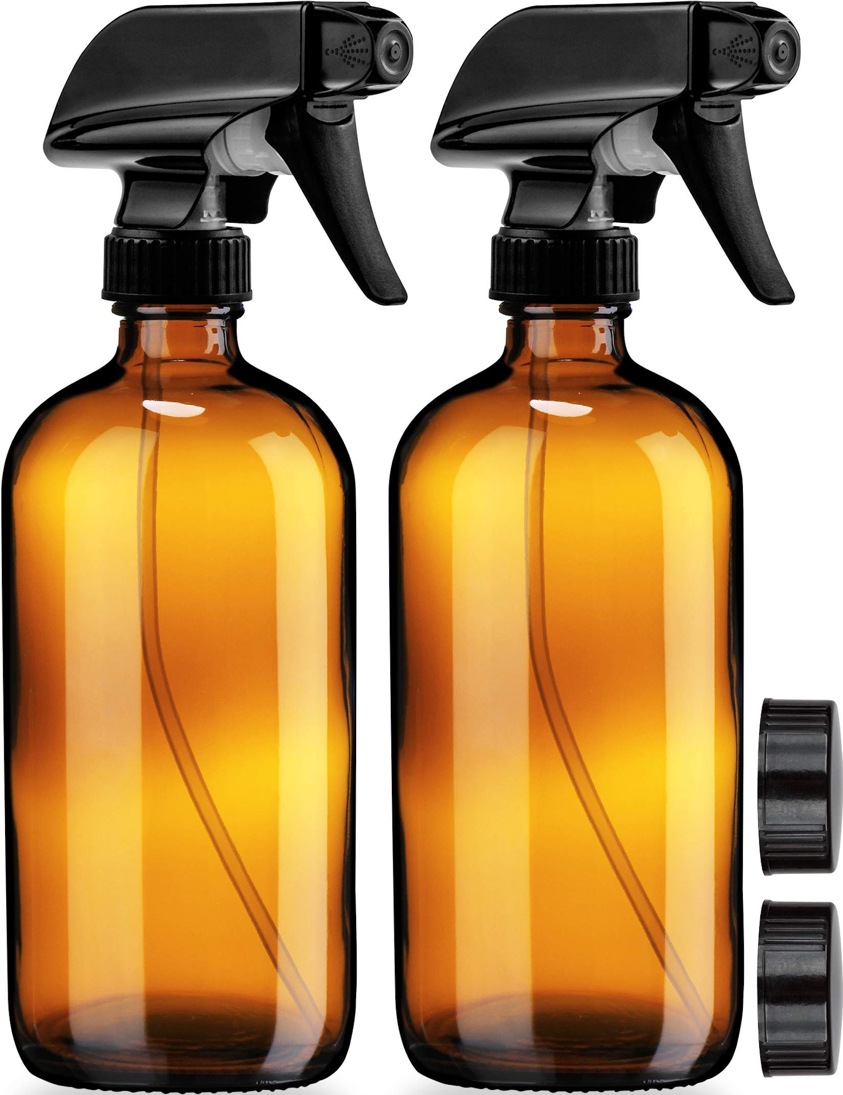 amber glass spray bottle