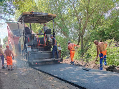 Ведутся работы по ремонту дороги в д.Ковалевка Кимовского района