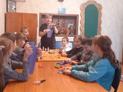 Мастер-класс по изготовлению открыток к Дню Отца в Рудневе