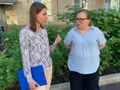 Анастасия Дементьева провела встречу с жителями по выполнению работ по ФСГС