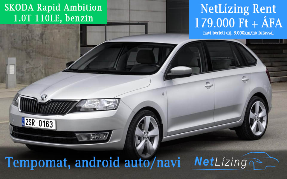 Skoda Rapid bérlés