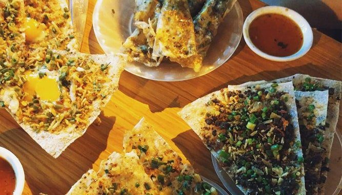 Vietnamese grilled cake