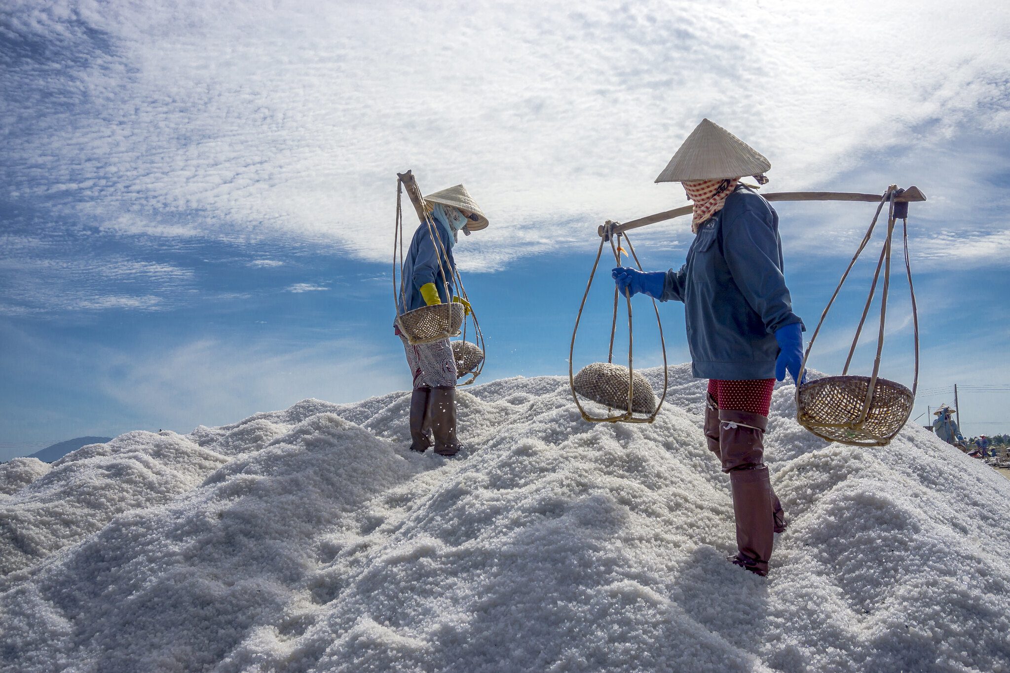 Ninh Hoa's salt field