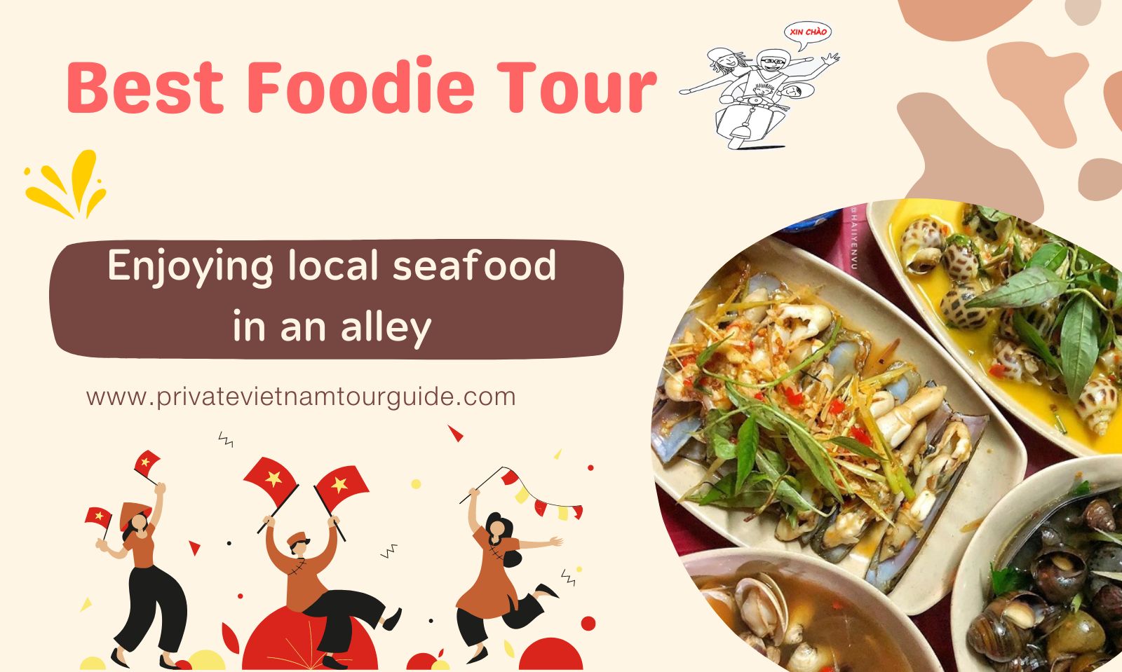 Best Foodie Tour: enjoying local seafood in an alley