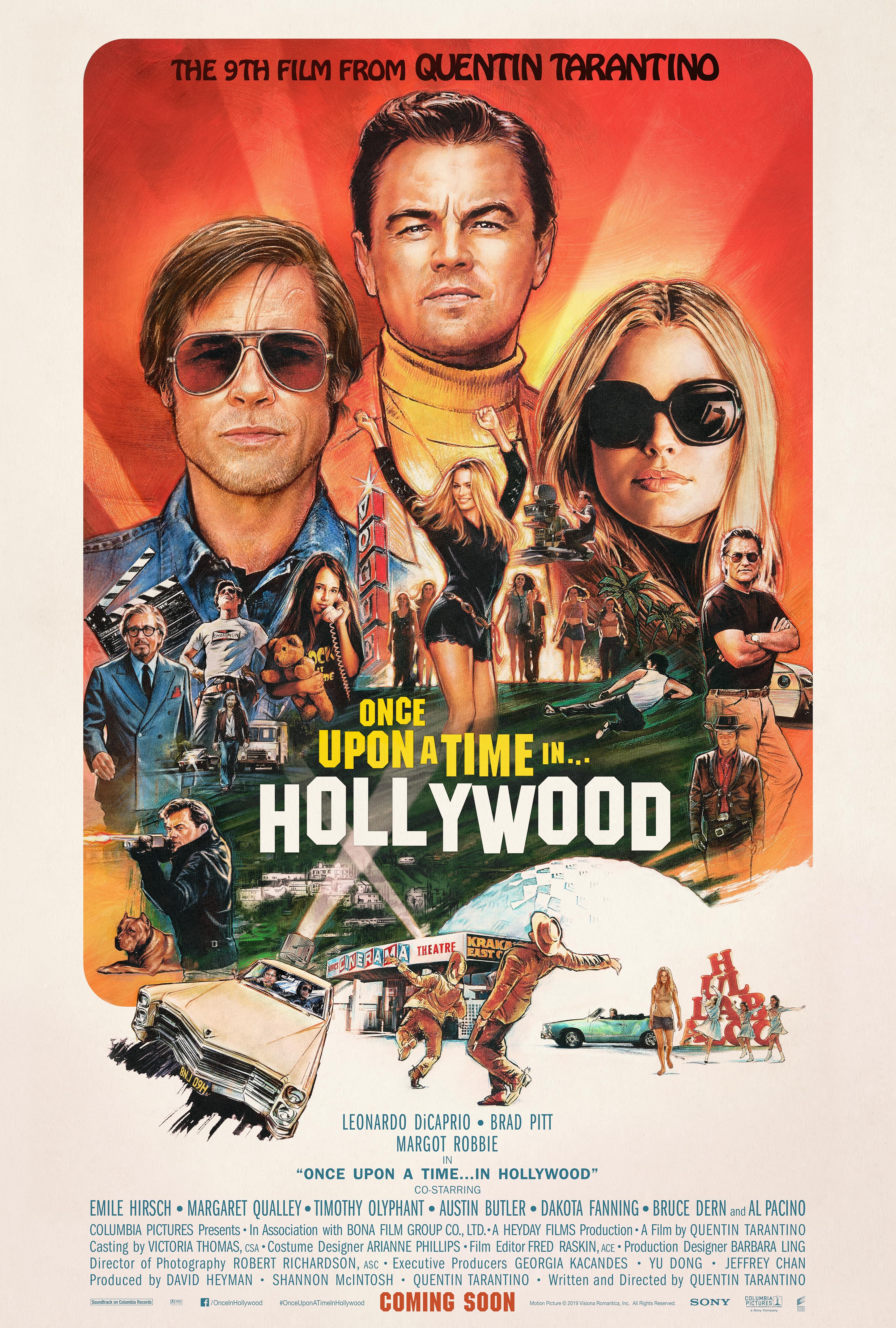 Poster for the movie Once Upon a Time in... Hollywood