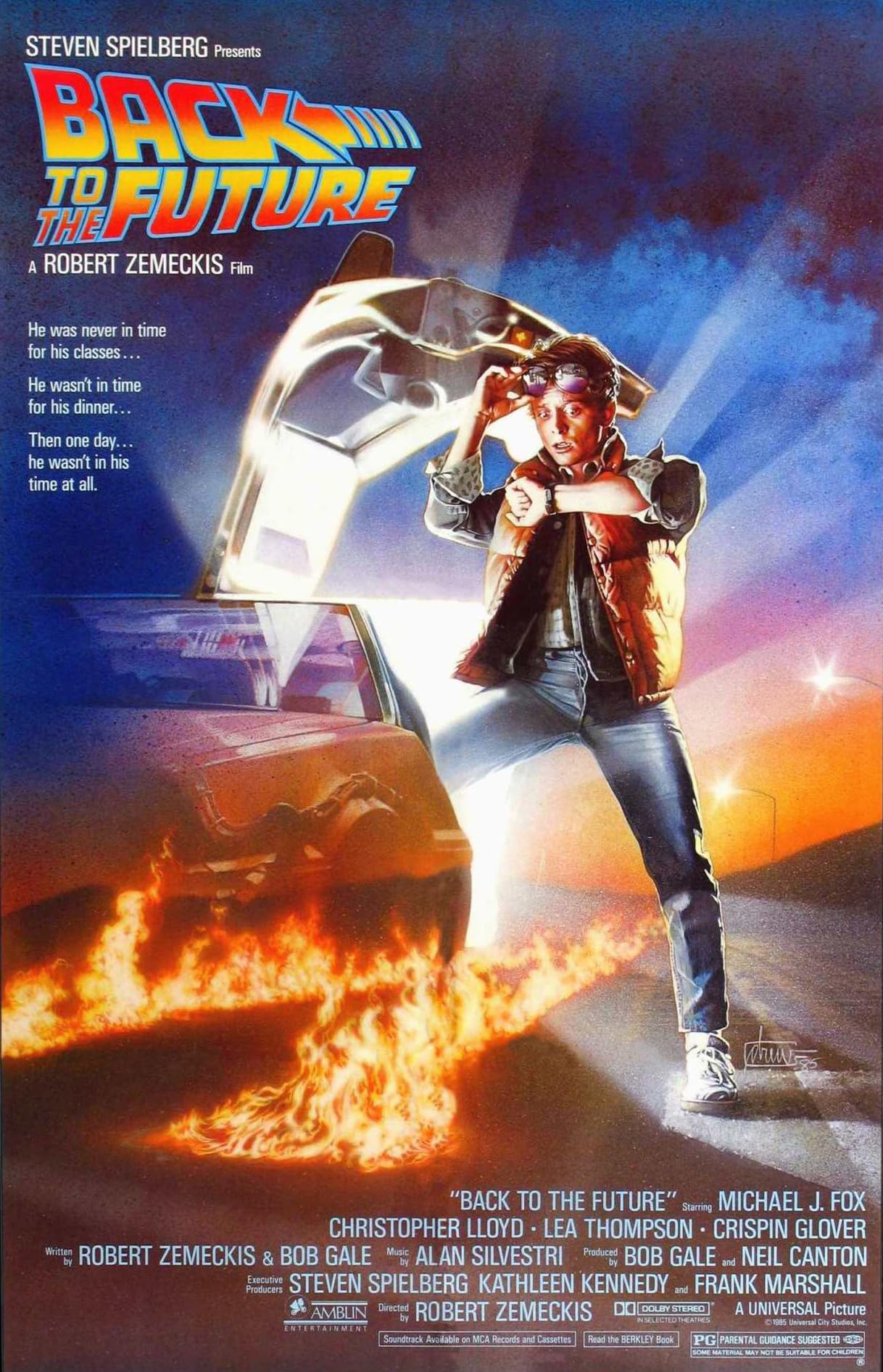 Poster for the movie Back to the Future