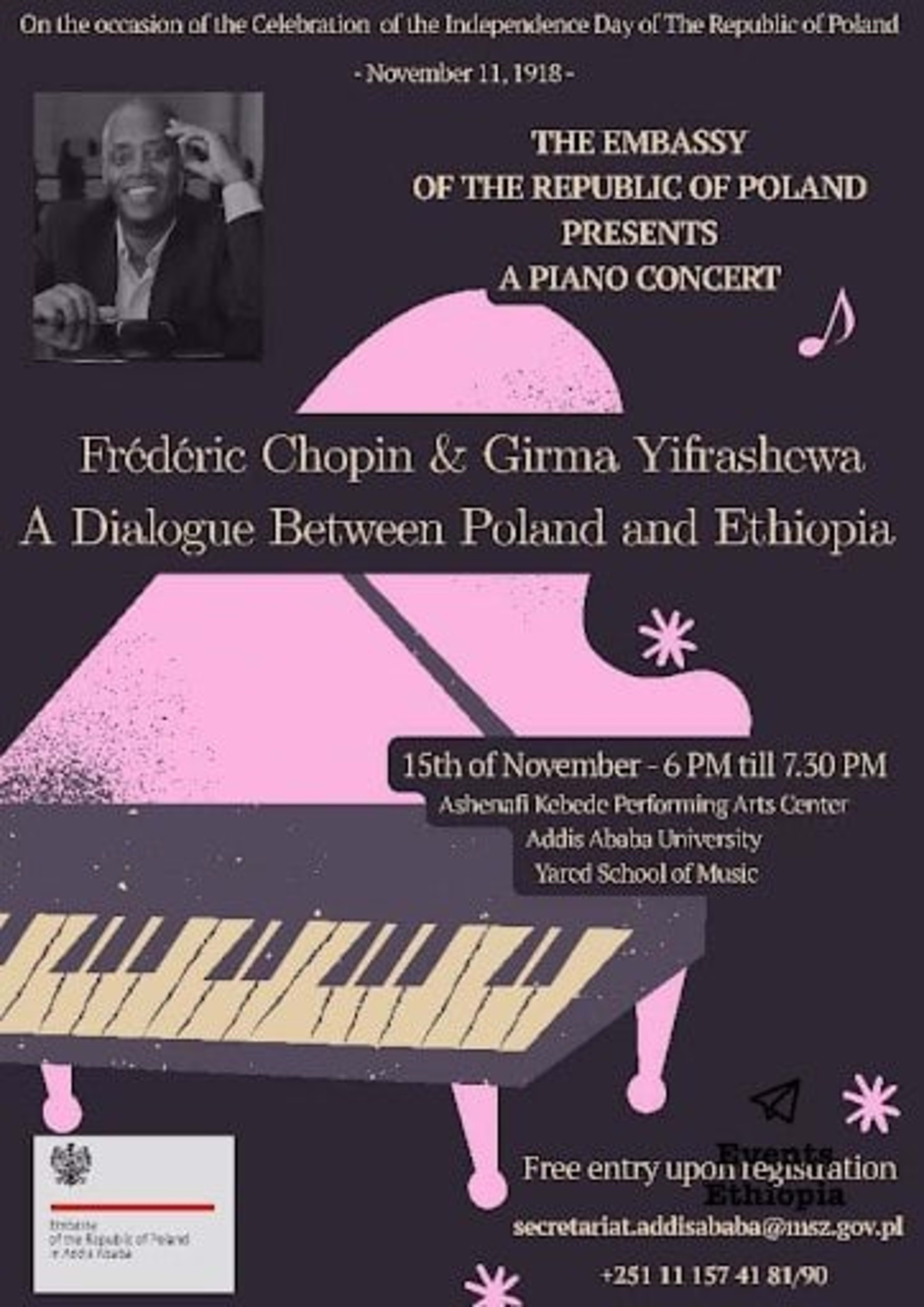 A Piano Concert: Frédéric Chopin & Girma Yifrashewa