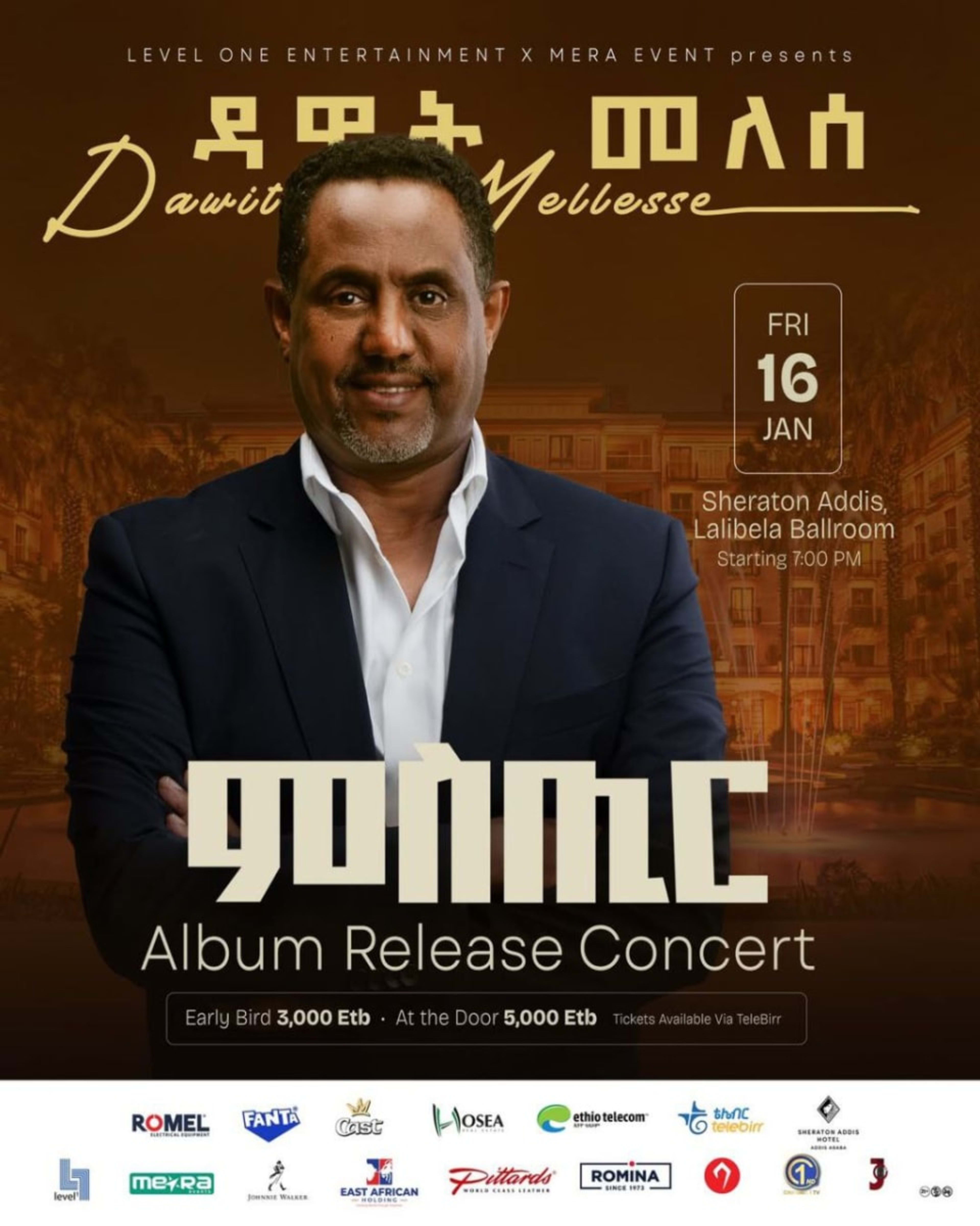 Dawit Mellesse Live Concert - Mistir Album Release