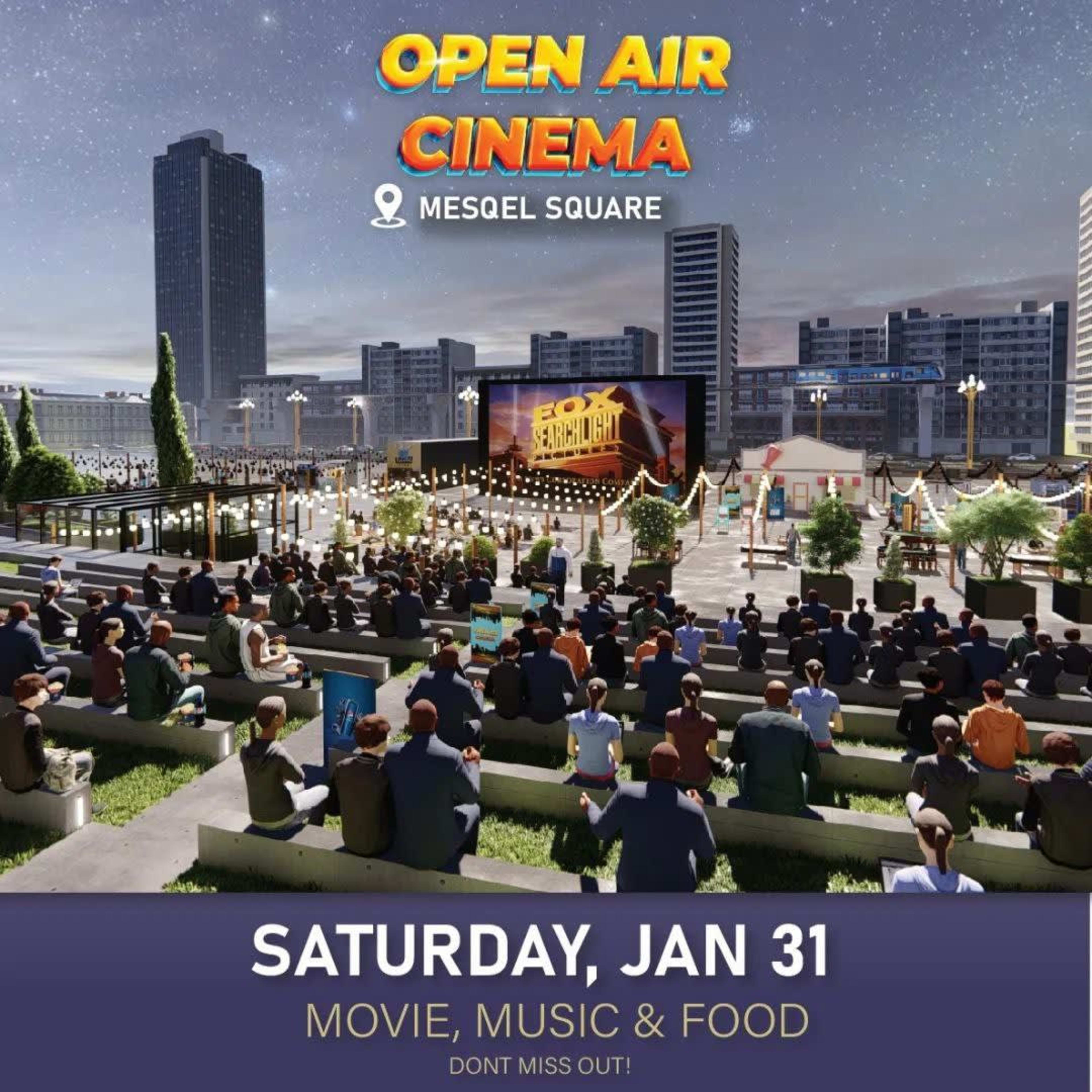 Open Air Cinema Night at Mesqel Square