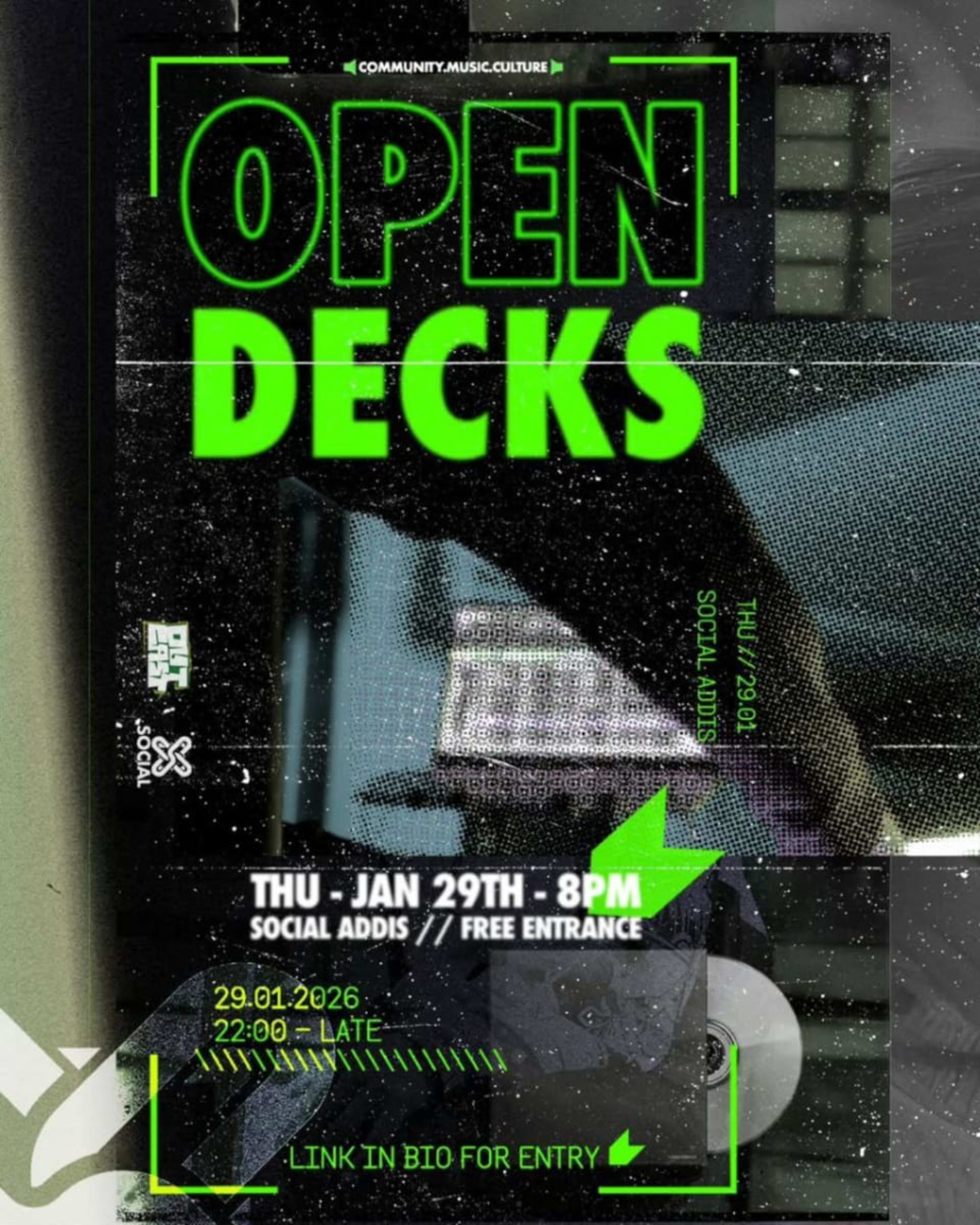 Open Decks Event - The Outcast Artist Group