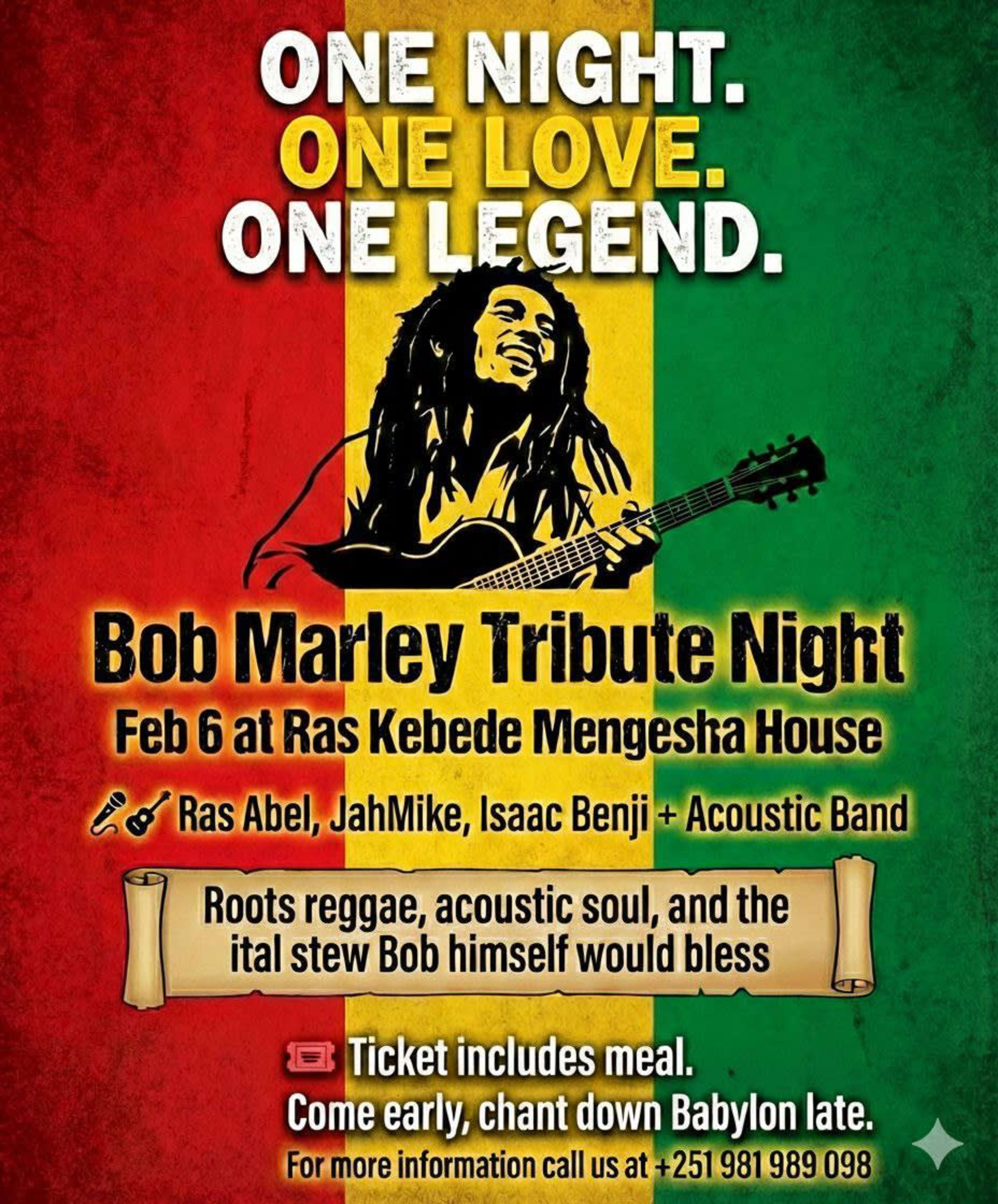 Bob Marley Tribute Night