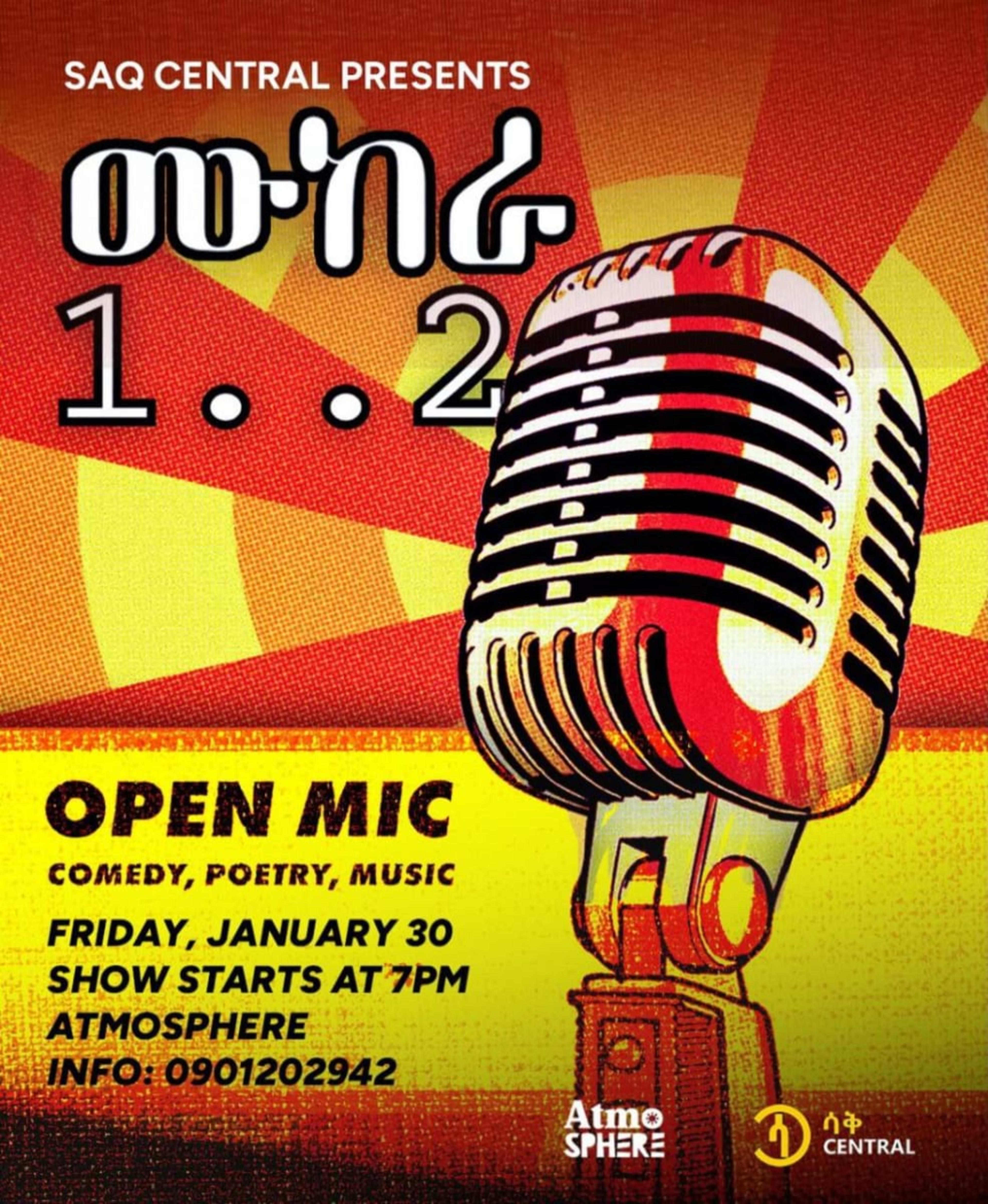 SAQ Central Weekly Open Mic Night