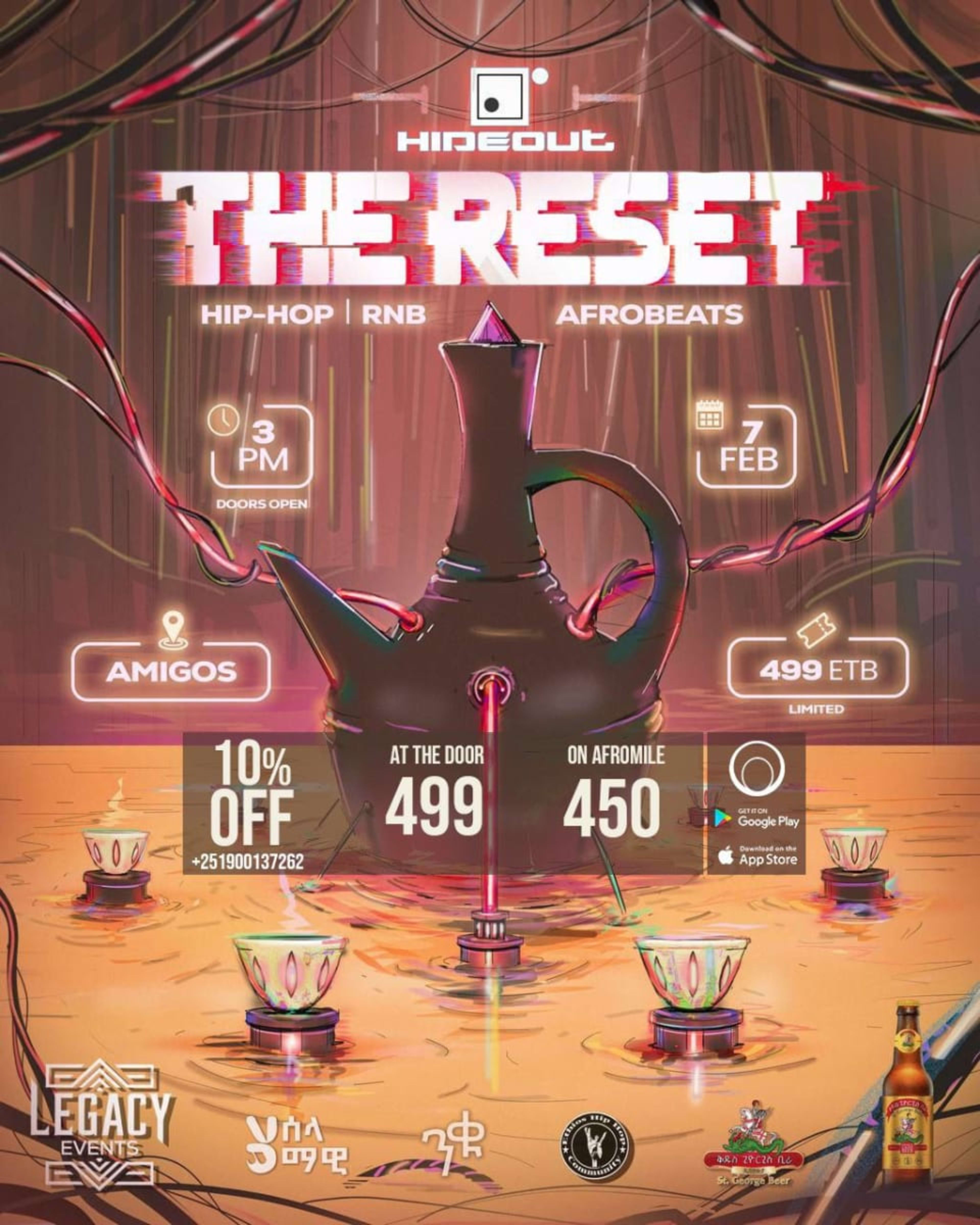 THE RESET - Hideout Takeover at Amigos