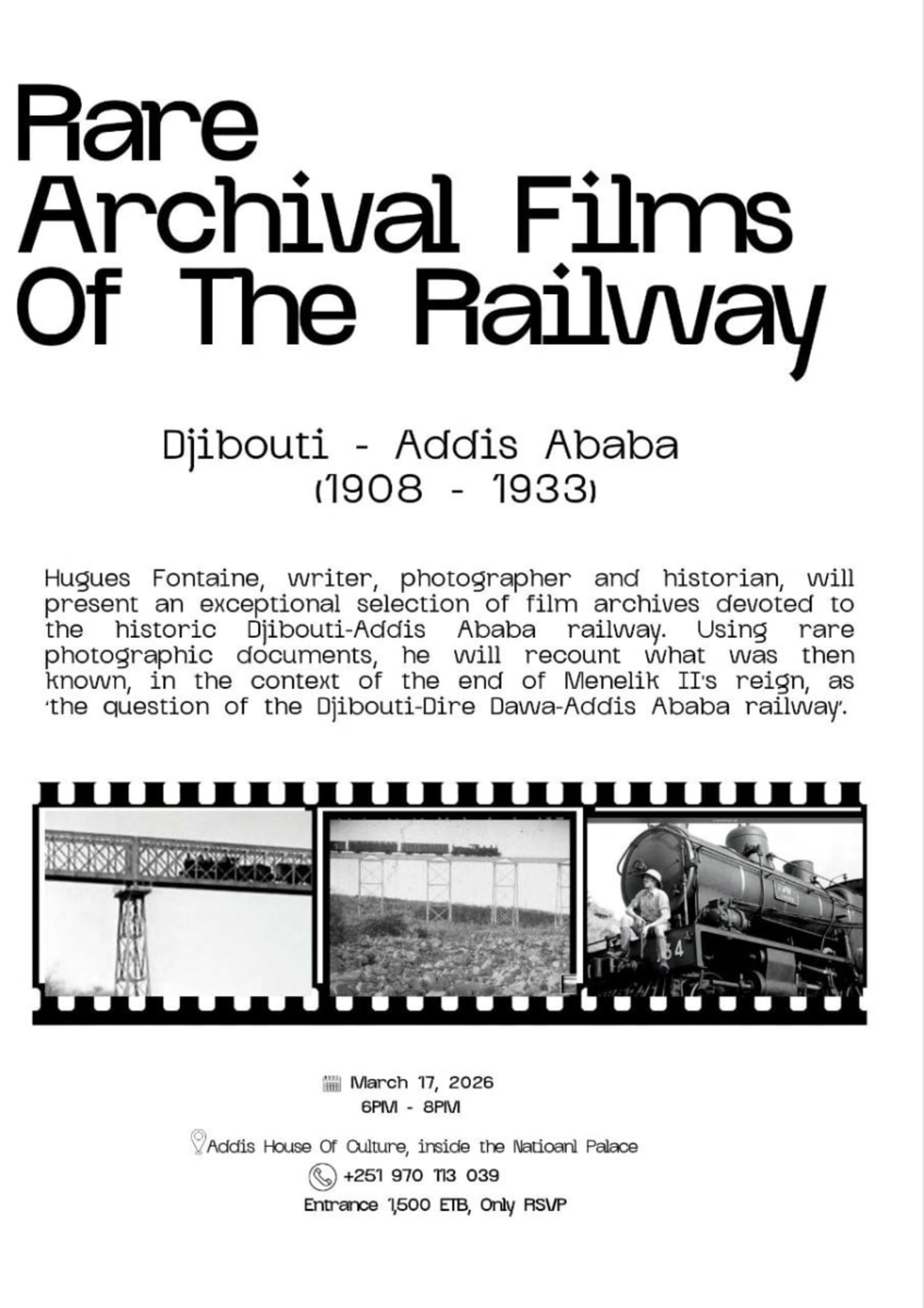 Railway Heritage: Screening and Presentation by Hugues Fontaine