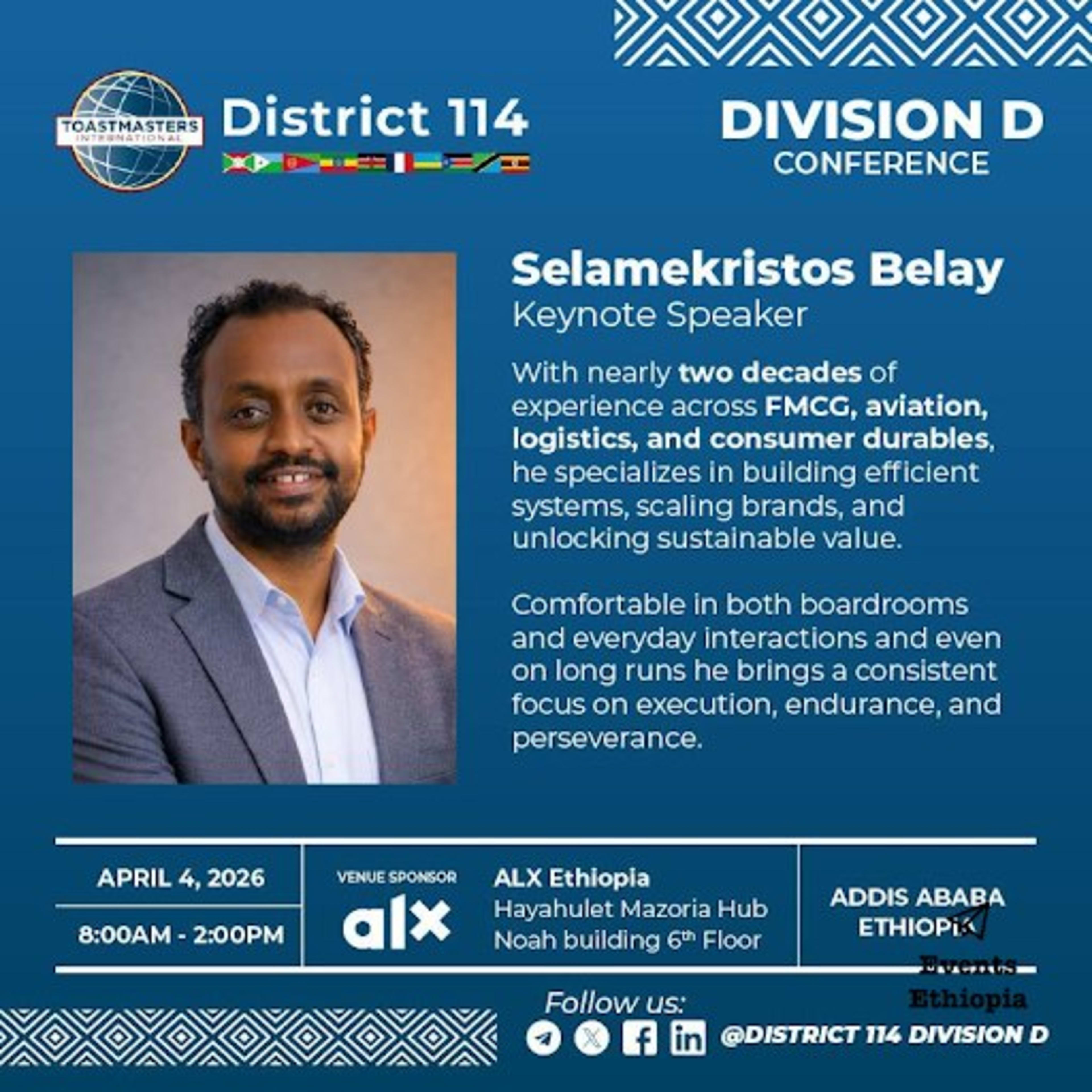 Division D Conference - Toastmasters East Africa