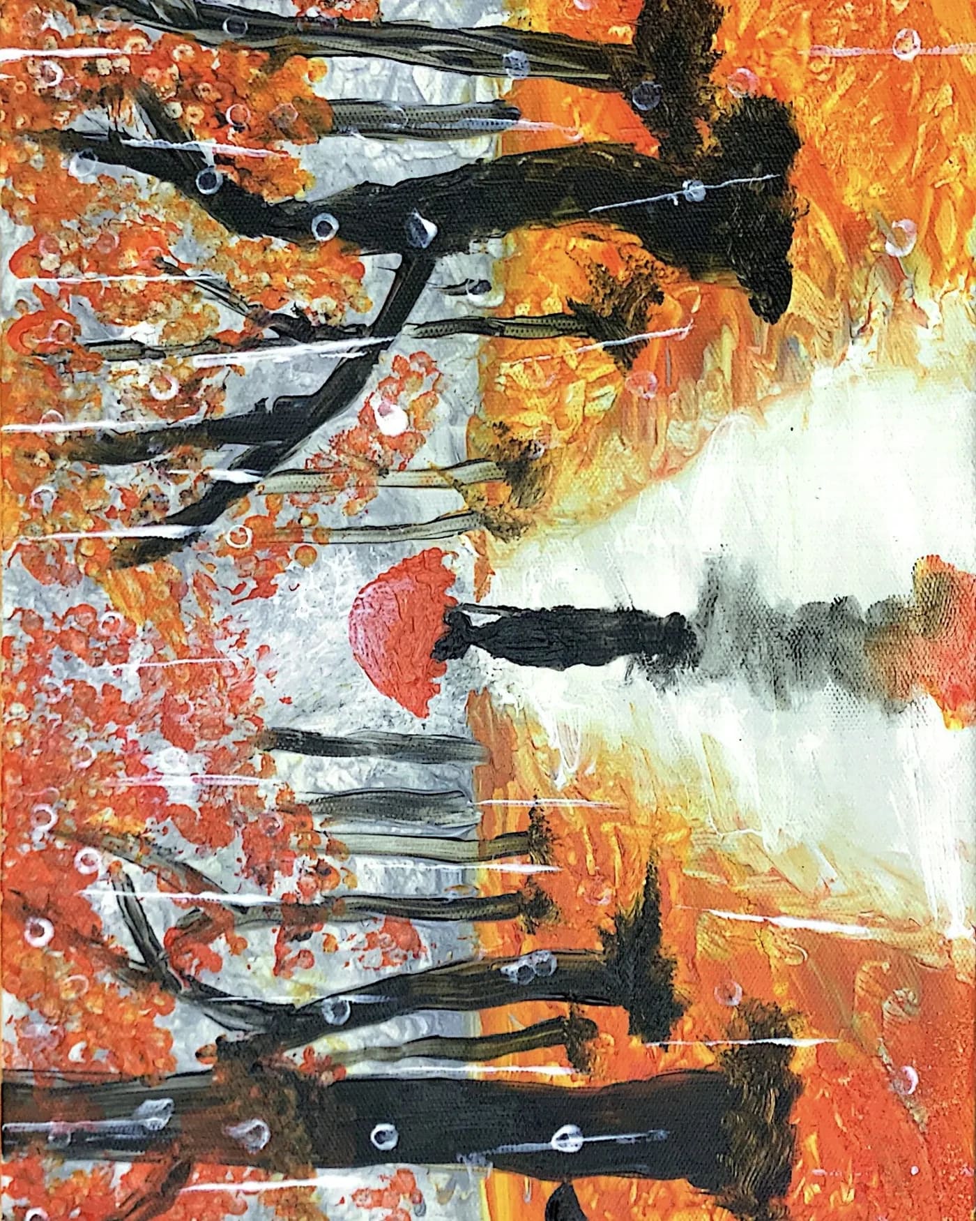 Arrow's painting exhibited at VARCO UI, 2022