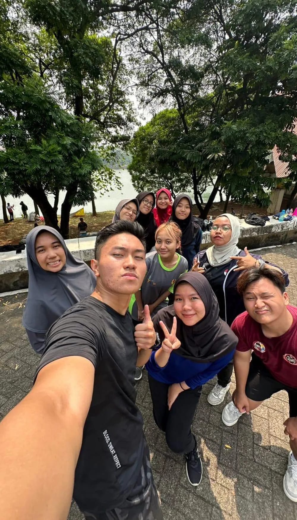 Karate UI team selfie