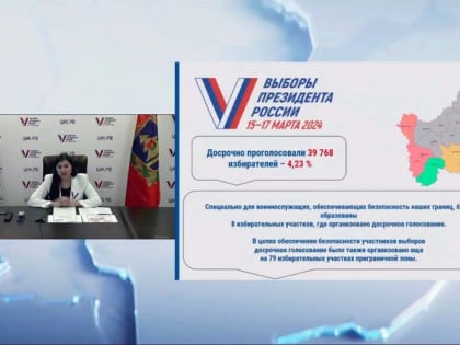 Глава Брянского облизбиркома отчиталась о голосовании в приграничных районах