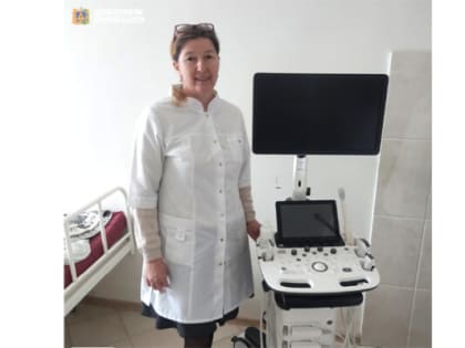 УЗИ-исследования ведут клетнянские врачи на новом портативном аппарате