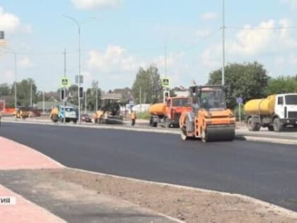 В Брянске завершается строительство новой улицы