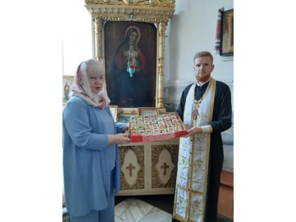 Освящение икон для военнослужащих в Клинцах
