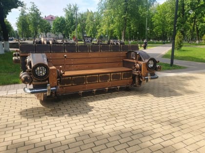 В парке культуры и отдыха железнодорожников появился новый арт-объект