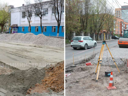 На улице Трудовой в Брянске построят широкий плиточный тротуар, благоустроят скверик, установят светодиодное освещение
