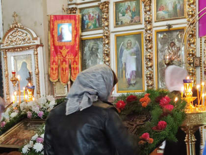 Празднование Воздвижения Креста в Сретенском храме
