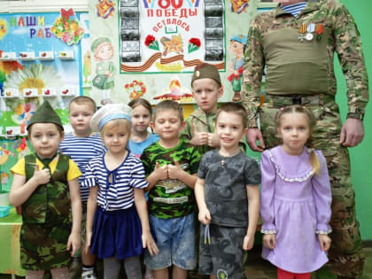 Встреча с участникам специальной военной операции в дошкольном  отделении Рожновской школы