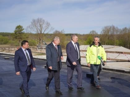 Строительство нового моста через реку Болву