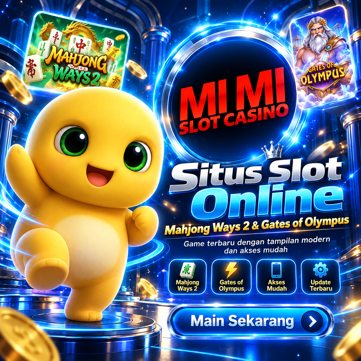 MIMISLOT: Situs Slot Online yang Menyediakan Mahjong Ways 2 dan Gates of Olympus Terbaru