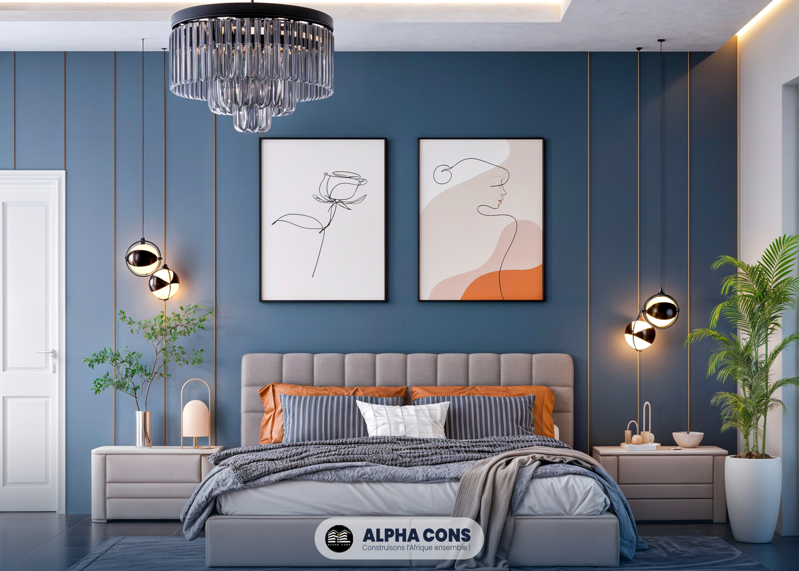 RESIDENCE CLARA, interior design by Alpha Cons, Dakar