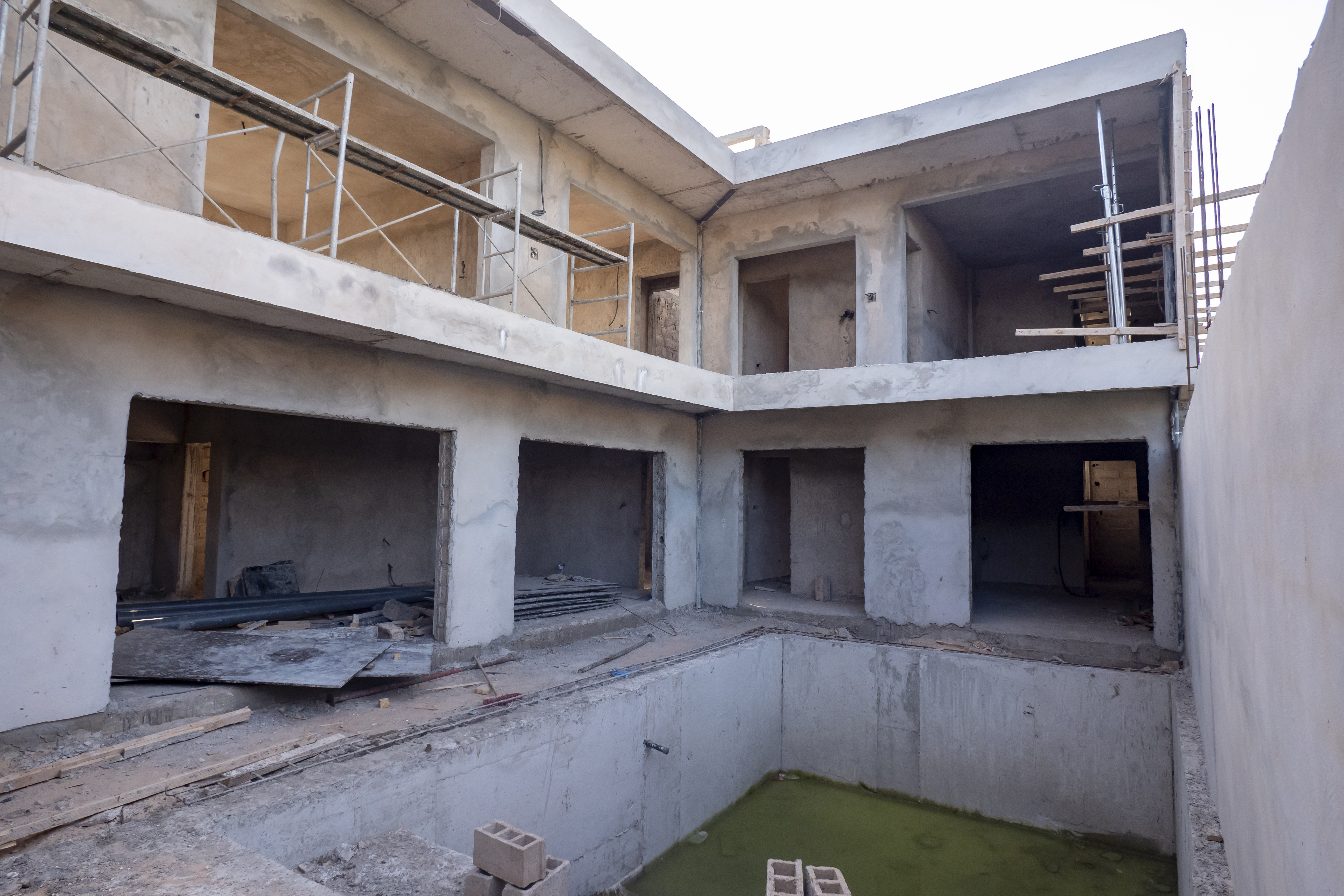 Villa Émeraude, Alpha Cons building site, Dakar