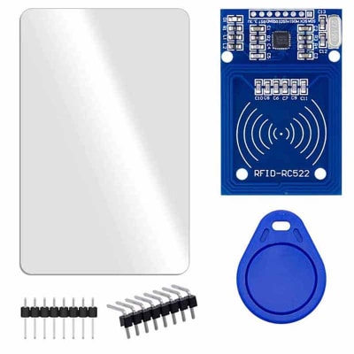 MFRC-522 RFID Oxuyucu Modulu + S50 Kart + Açar Etiketi