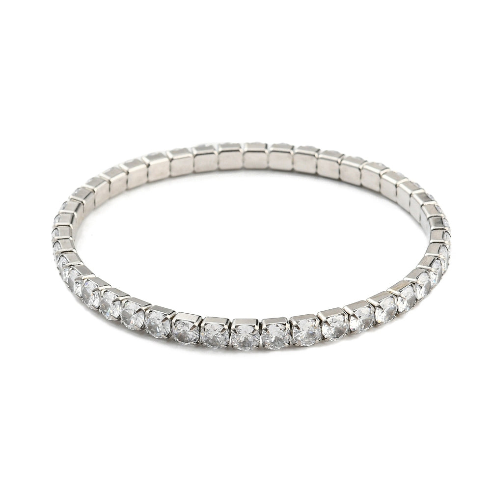 Classic Clear Stone Tennis Bracelet