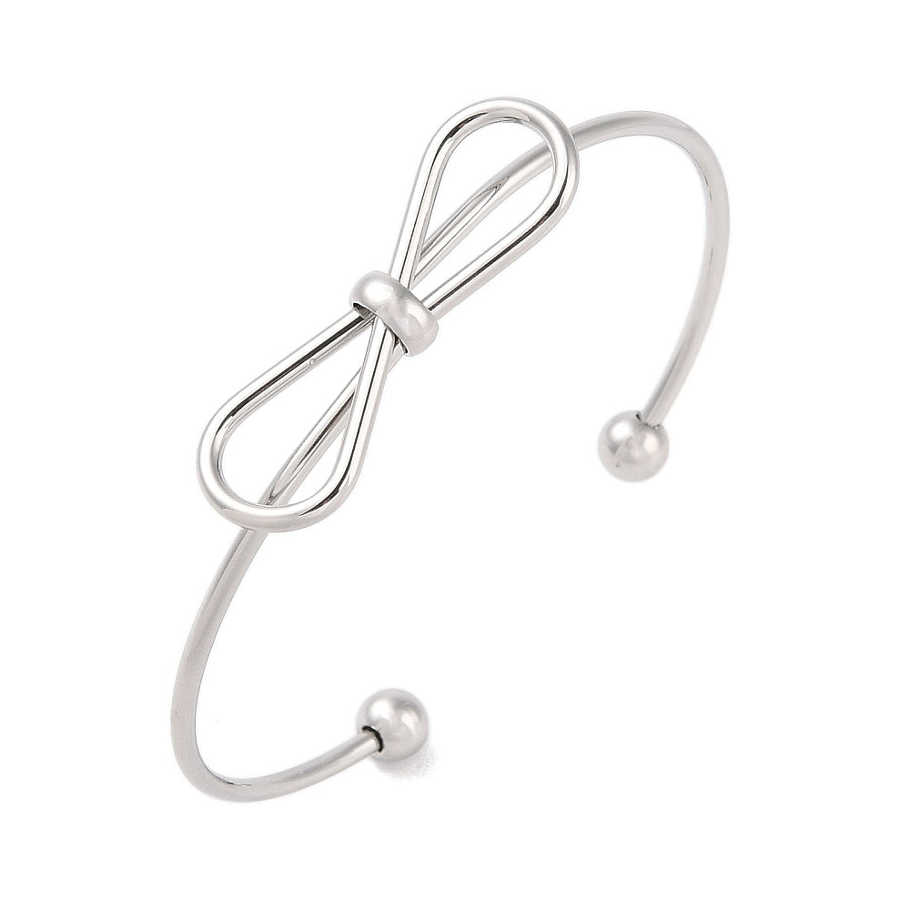 Bowknot Open Cuff Bangle