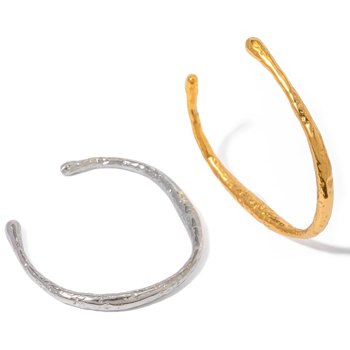 Selene – Βραχιόλι Bangle Σφυρήλατο 5