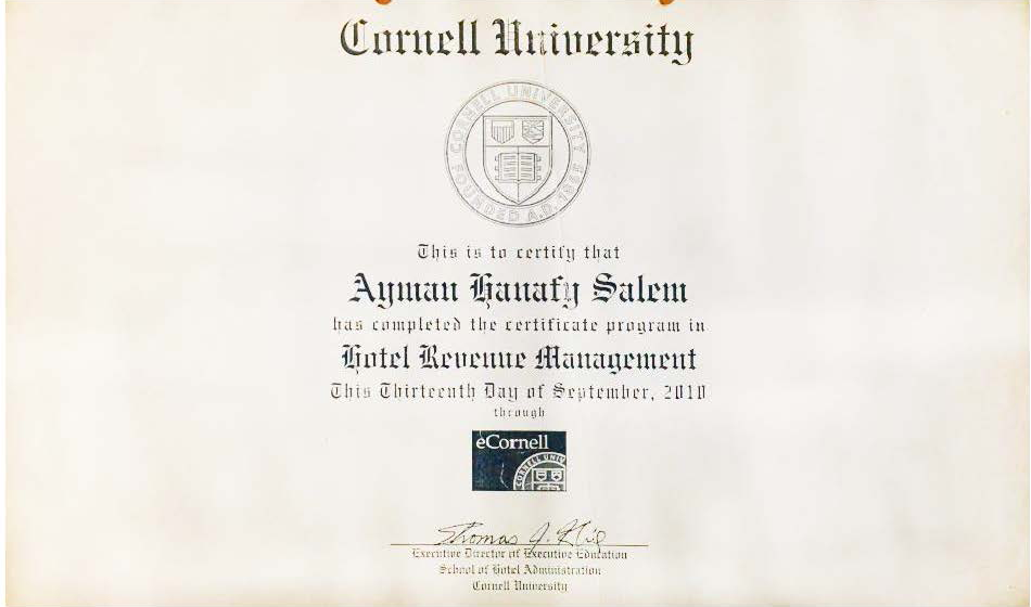 Cornell — Revenue Mgmt