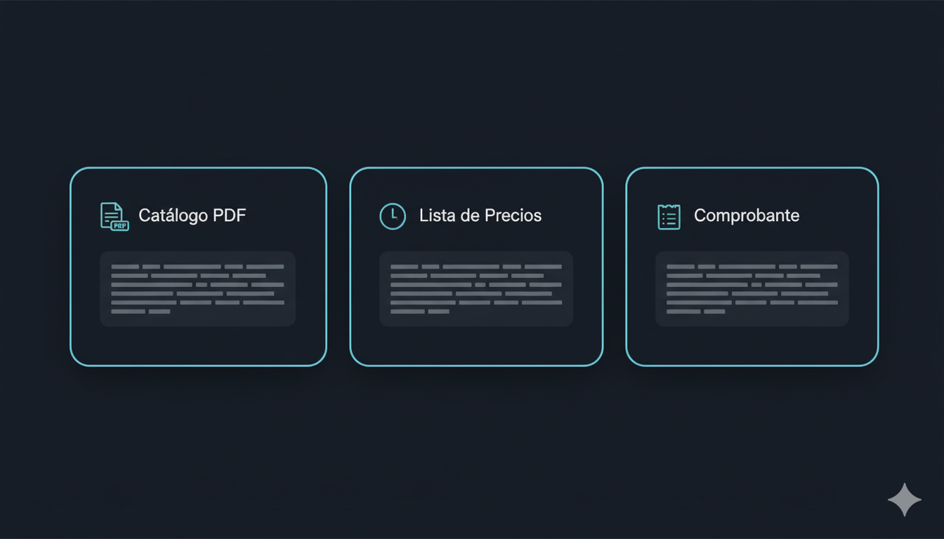 Plantillas con adjuntos para vender y dar soporte