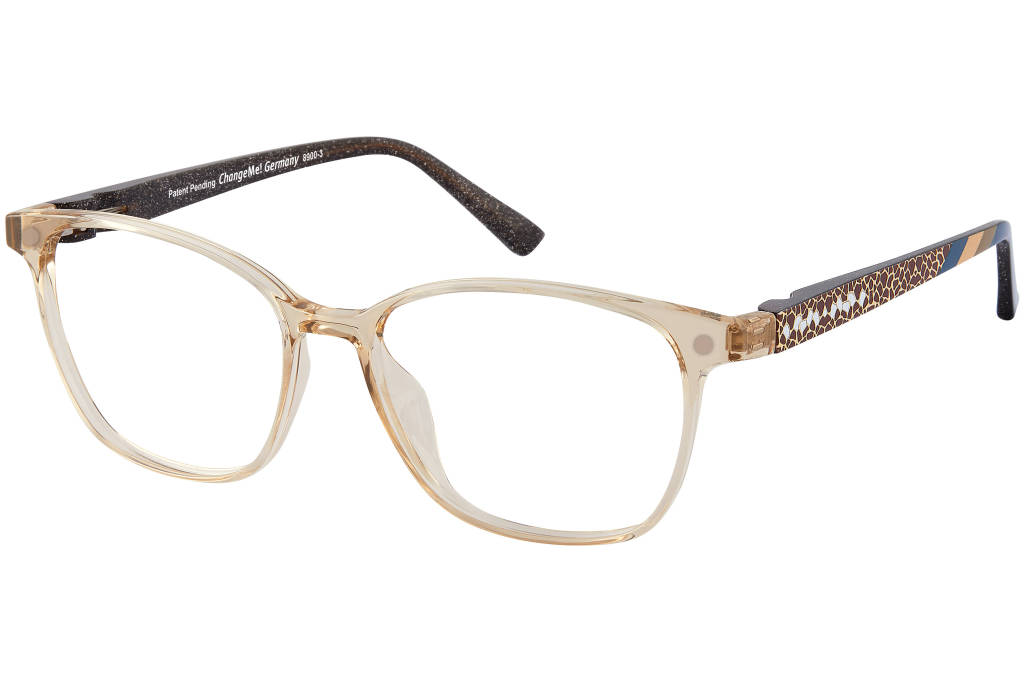 ChangeMe! 06658 001 Damen Brille in Beige und Transparent Apollo