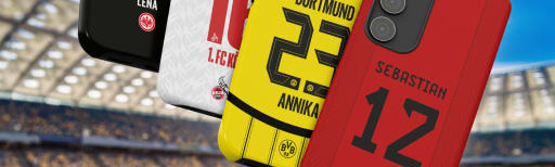 Trikot-Handyhüllen mit Deinem Namen